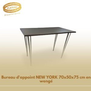 Bureau d'appoint NEW YORK 70x50x75 cm en wengé
