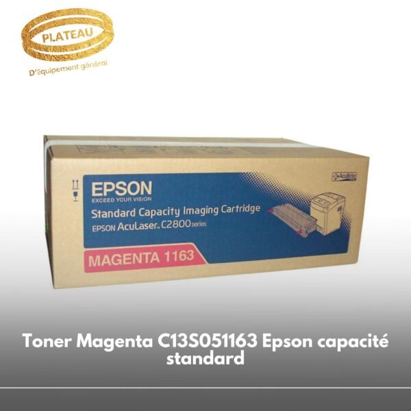 Toner Magenta C13S051163 Epson capacité standard