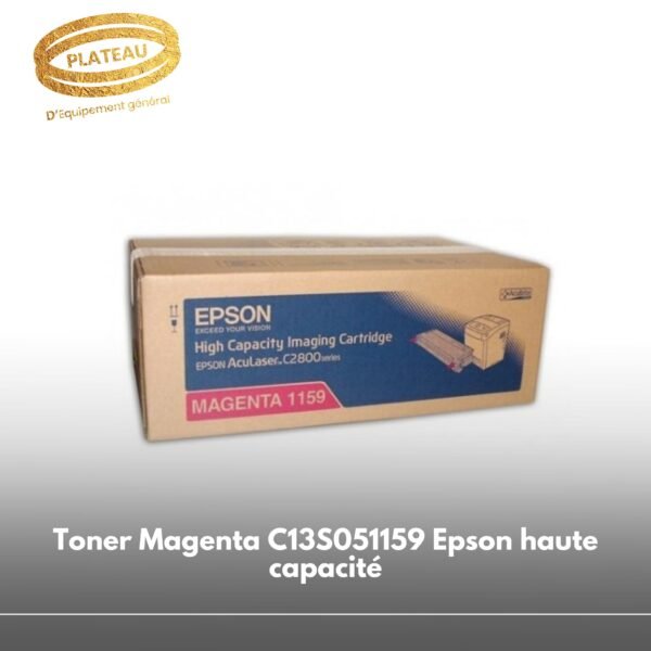 Toner Magenta C13S051159 Epson haute capacité