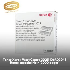 Toner Xerox WorkCentre 3025 106R03048 Haute capacité Noir (3000 pages)