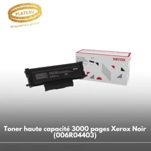 Toner haute capacité 3000 pages Xerox Noir (006R04403)