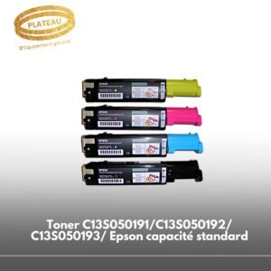 Toner C13S050191/C13S050192/ C13S050193 Epson capacité standard