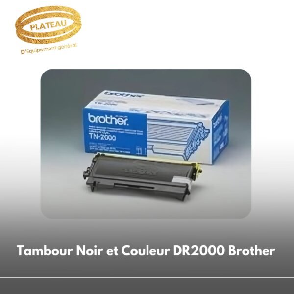 Tambour Noir et Couleur DR2000 Brother