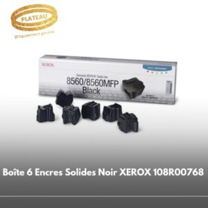 Boîte 6 Encres Solides Noir XEROX 108R00768