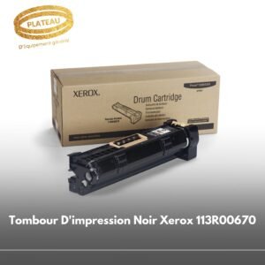 Tombour D'impression Noir Xerox 113R00670