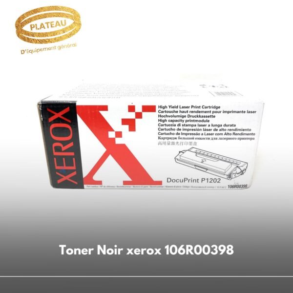 Toner Noir xerox 106R00398