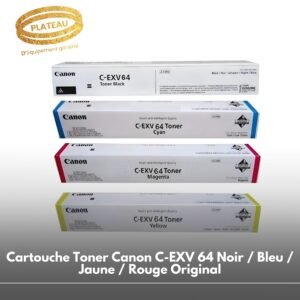 Cartouche Toner Canon C-EXV54 Noir / Bleu / Jaune / Rouge Original