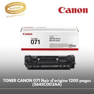 TONER CANON 071 Noir d'origine 1200 pages (5645C002AA)