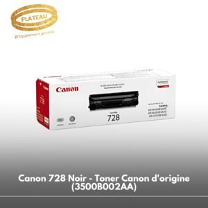Canon 728 Noir - Toner Canon d'origine (3500B002AA)