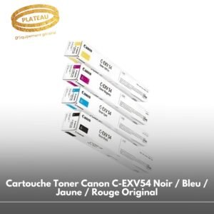 Cartouche Toner Canon C-EXV54 Noir / Bleu / Jaune / Rouge Original
