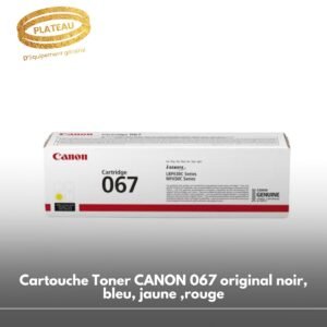 Cartouche Toner CANON 067 original noir, bleu, jaune ,rouge