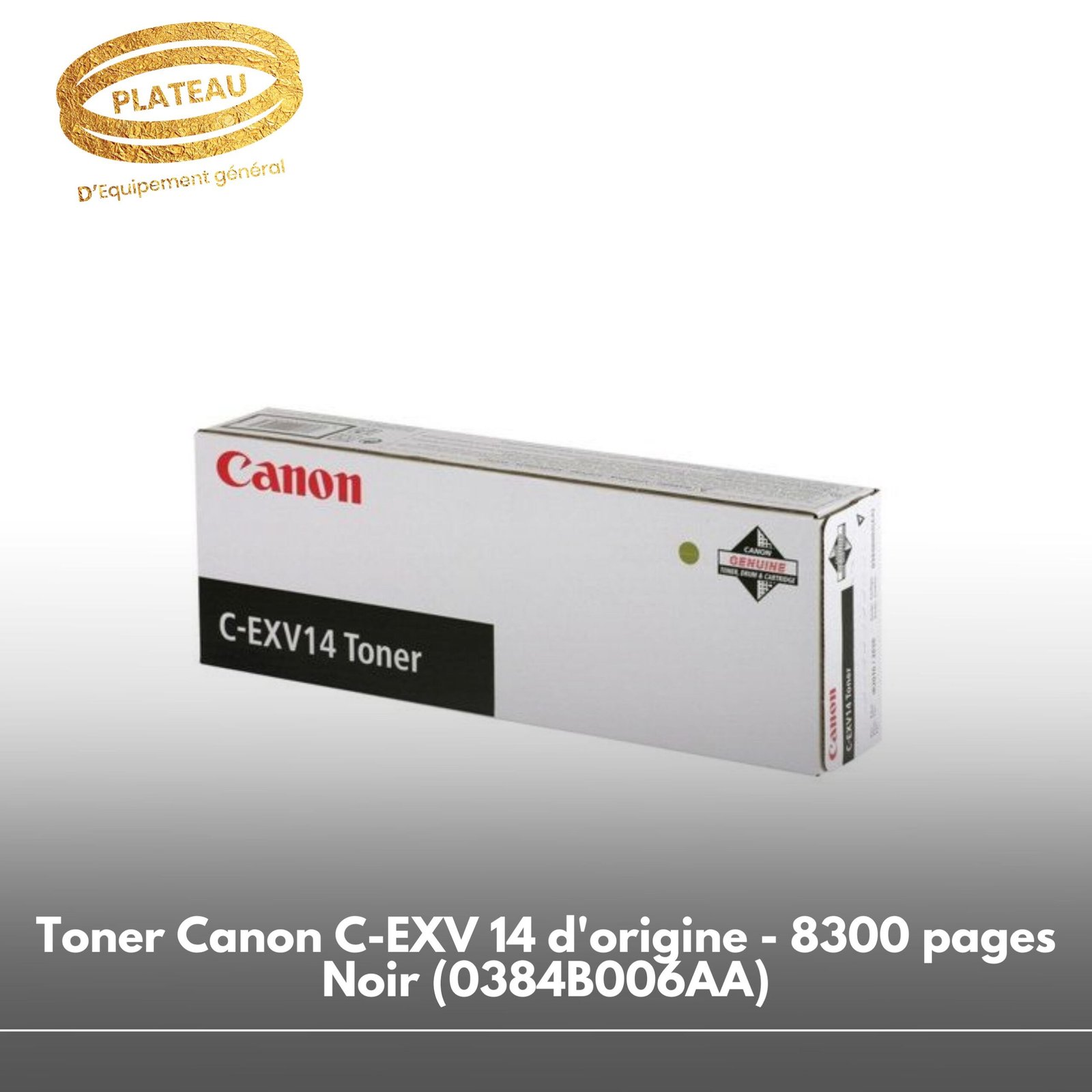 Toner Canon C-EXV 14 d'origine - 8300 pages Noir (0384B006AA)
